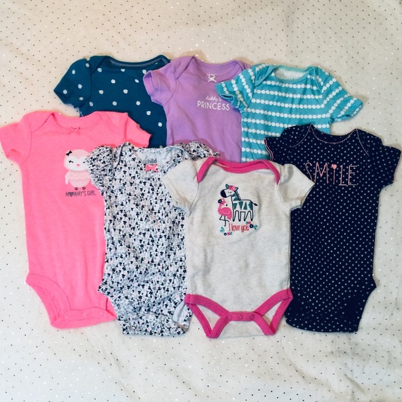 Carter's Other - ⭐️Carter’s Baby Girl Onesie lot